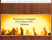 Tablet Screenshot of collingdalenaz.org
